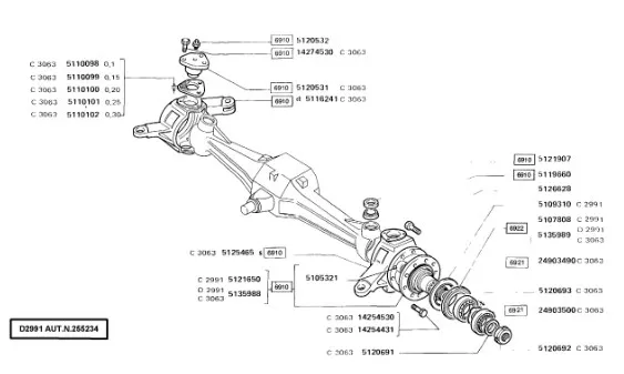 24903490 - Подшипник в сб. моста задн. / корп. дифф. КПП T6050, Maxx140125, 6140/50